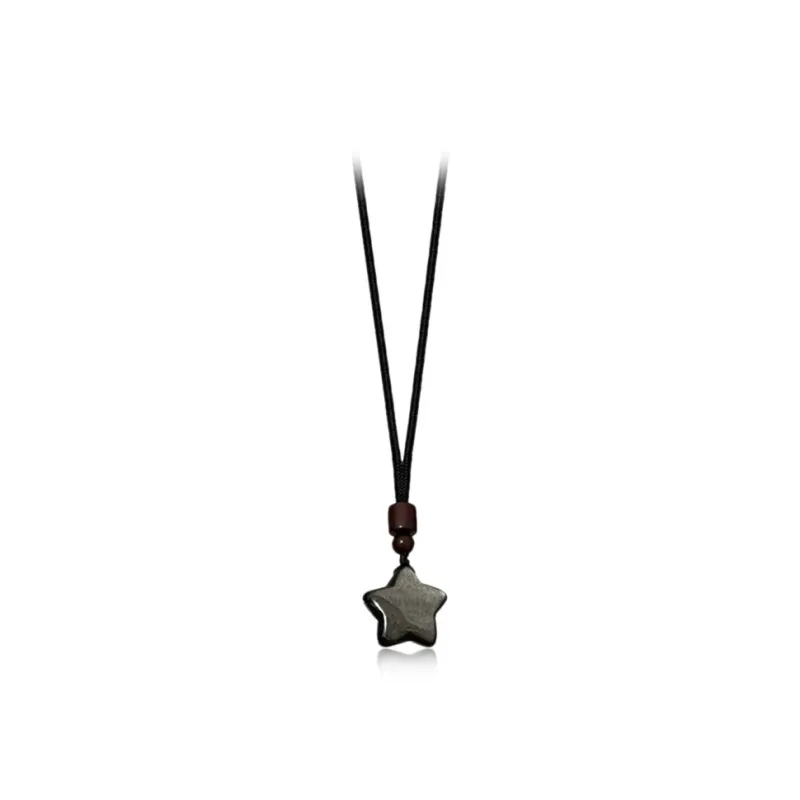 LuluCanaan Obsidian Necklaces Unisex-1