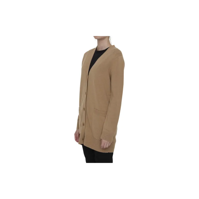 MaxMara Villar V Neck Long Sleeved Cardigan-4