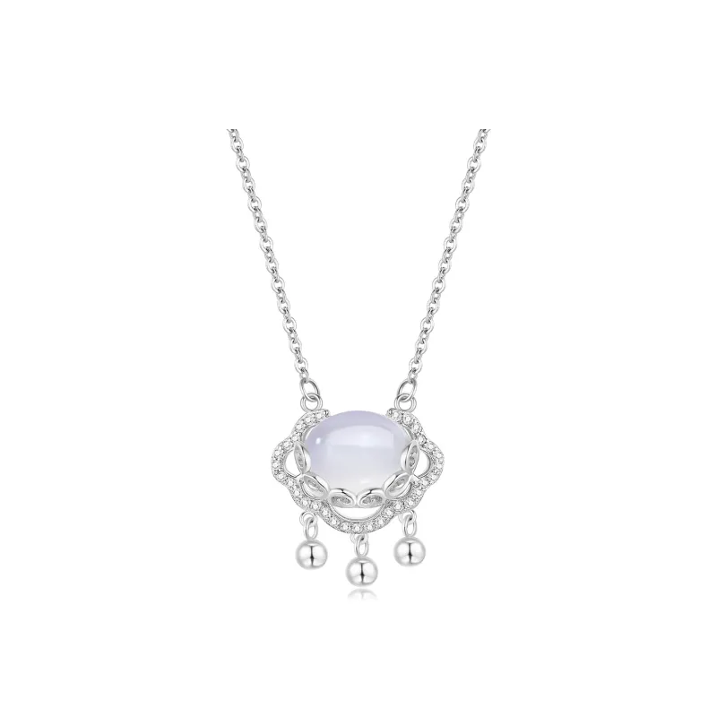 North Cain Light Luxury Niche Sense Of Luxury Jade Necklaces Women's Chalcedony-1