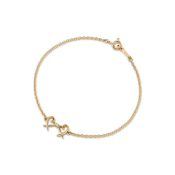 TIFFANY & CO. Diamond 18k Gold Bracelets Women's Gold
