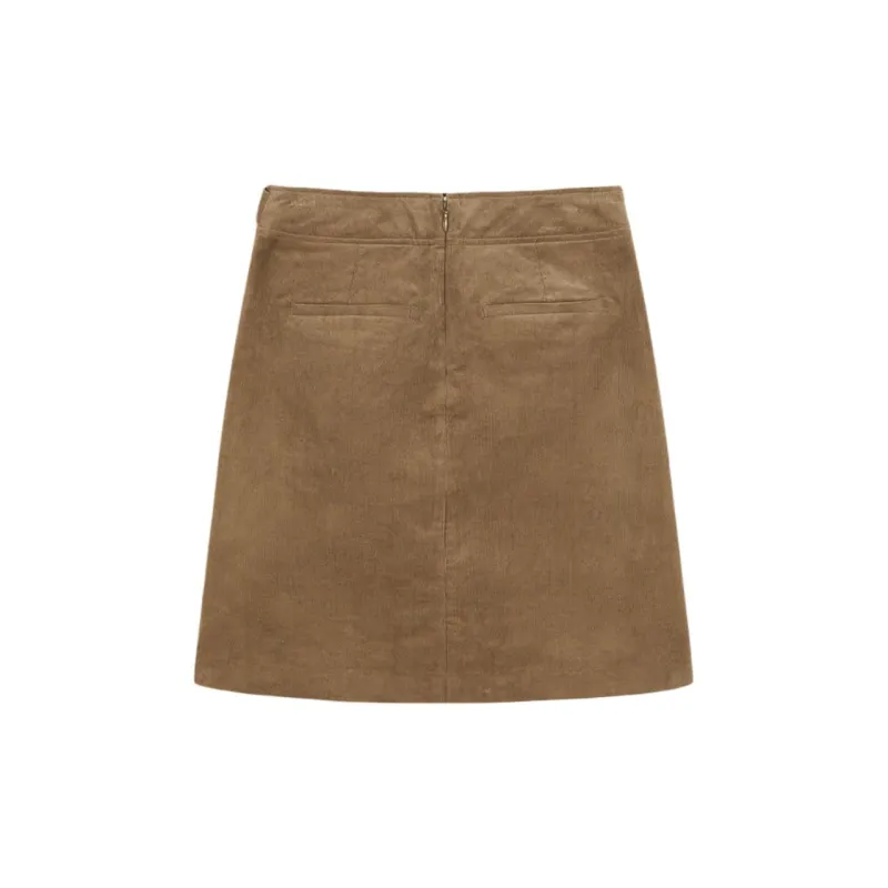 HAZZYS Casual Short Skirts Women's Brown-1