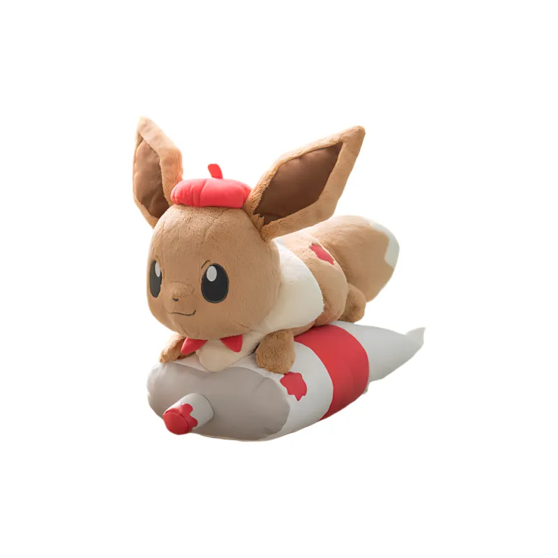 BANPRESTO Ichiban Kuji, Pokémon, Grand Prize, Naughty Eevee Dolls Plush Doll 35cm Height-2