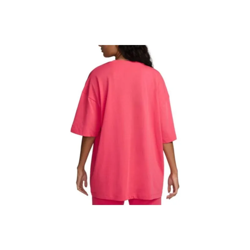 Nike T-Shirts Women's Rose Red-1
