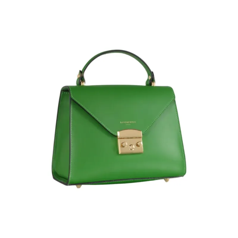 Le Parmentier Calfskin Shoulder Bag Crossbody Bag Handbag Regular Women's Grass Green-1
