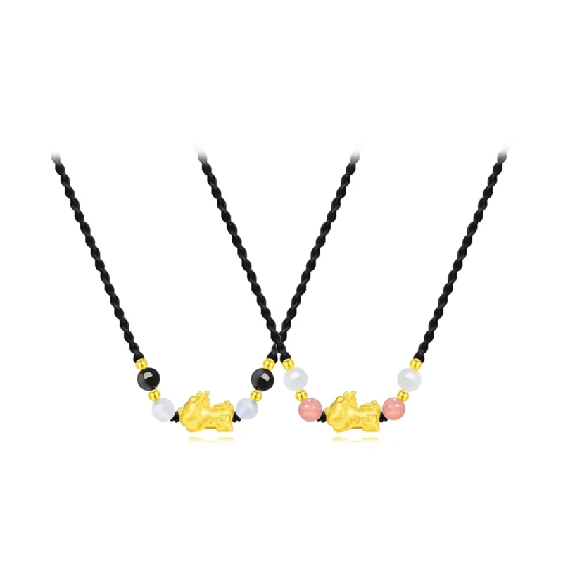 Muyan Colored Glaze Necklaces Unisex-2