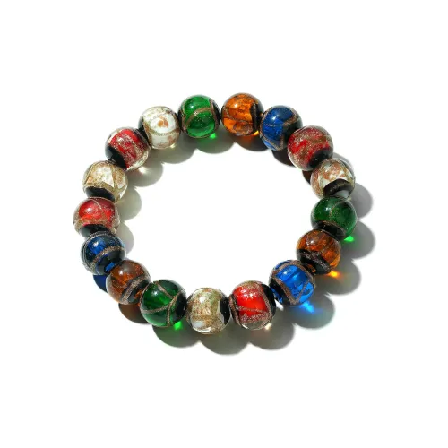 OGDAID Jade Bracelets Unisex Colored Glaze Bracelets