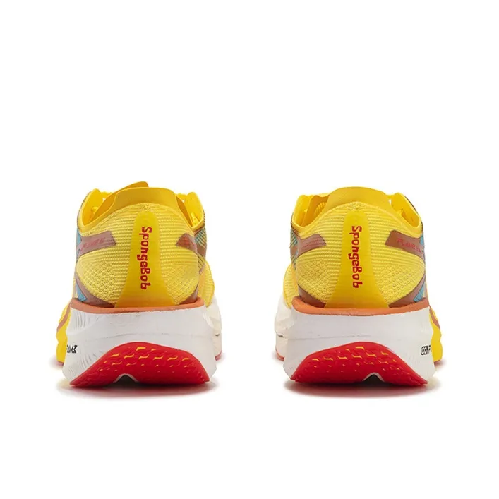 361° Fly Burn 3 Cushioning Anti-Slip And Wear-Resistant Low-Top Full-Length Carbon Plate Running Shoes Unisex Yellow-3