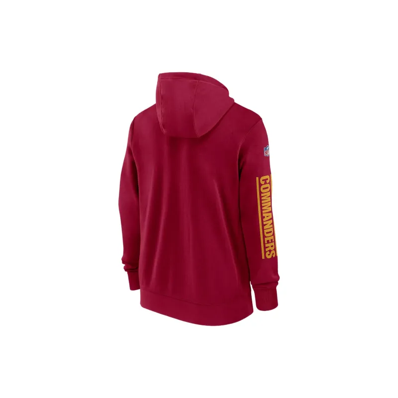 Nike Washington Commanders Sideline Team Issue Club Men's Nike Full Zip Hoodie-1