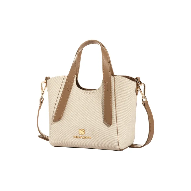 Sanrio Hello Kitty Synthetic Leather Shoulder Bag, Crossbody Bag, Handbag Regular Women's Khaki-1