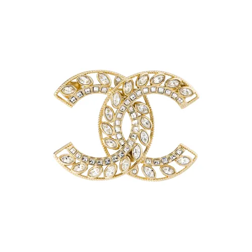 CHANEL Brooches Women's Gold