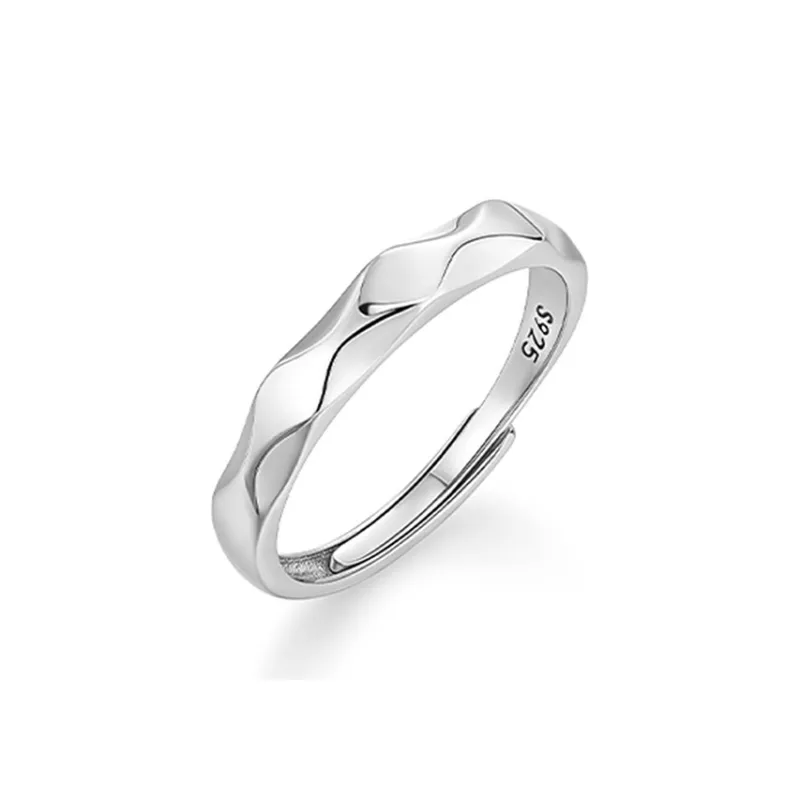 KADER S925 Silver Rings Unisex Silver White, Goddess Box-1