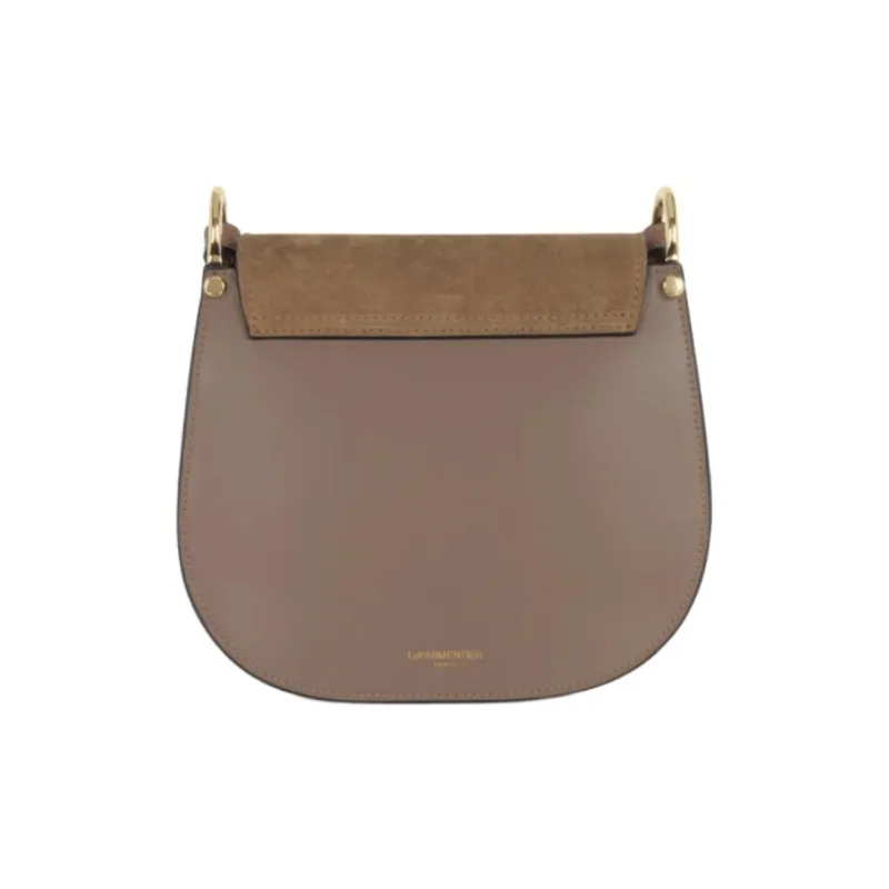 Le Parmentier Calfskin Crossbody Bag Shoulder Bag Women's Taupe-3