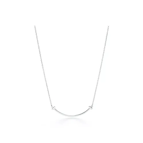 TIFFANY & CO. T Necklaces Women's Silver