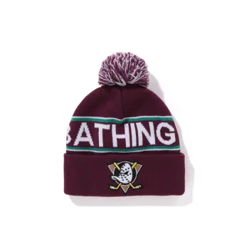A BATHING APE X Mitchell & Ness Nhl Pom Beanie