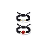 Wealth Fortune Bead, White+Red (Bestie Style)