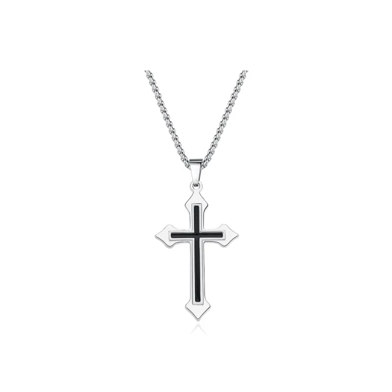 Asia Star Titanium Steel Necklaces Men's-0