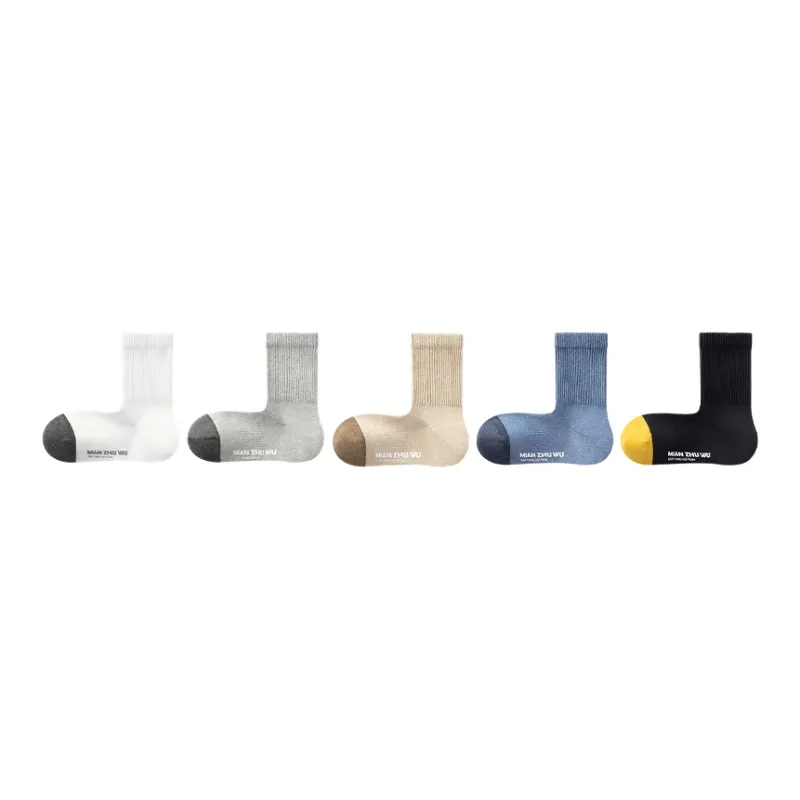 B&C.Room FW23 Mid Calf Socks Men's 5 Pack-4