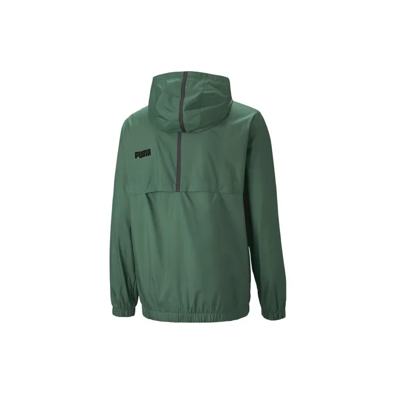 PUMA ACTIVE Essentials Solid Windbreaker Jacket Men's Green-1