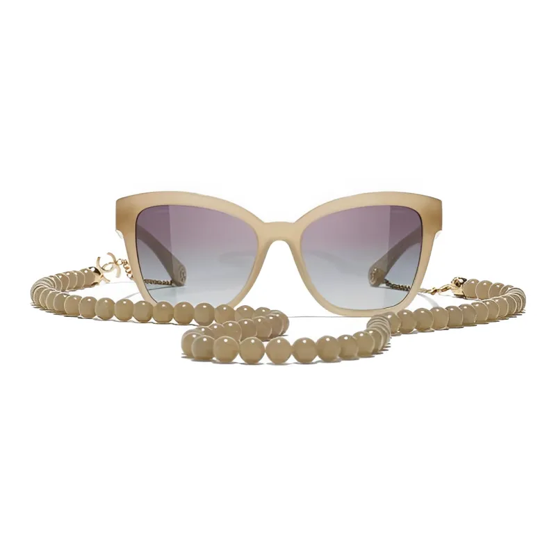 CHANEL Plate Frame Butterfly Sunglasses Women's-1