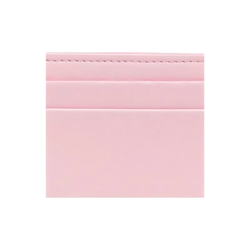 NANUSHKA Polyester Blend With Polyurethane Card Clip Card Holder Women's Light Pink-4
