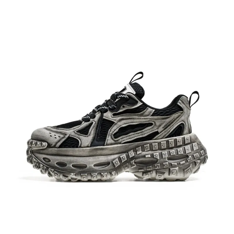 HACKBUTEER Low Top Chunky Sneakers Men's Box-1
