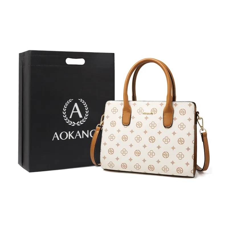 AOKANG PVC Tote Handbag, Crossbody Bag Medium Size Women's Multicolor-17