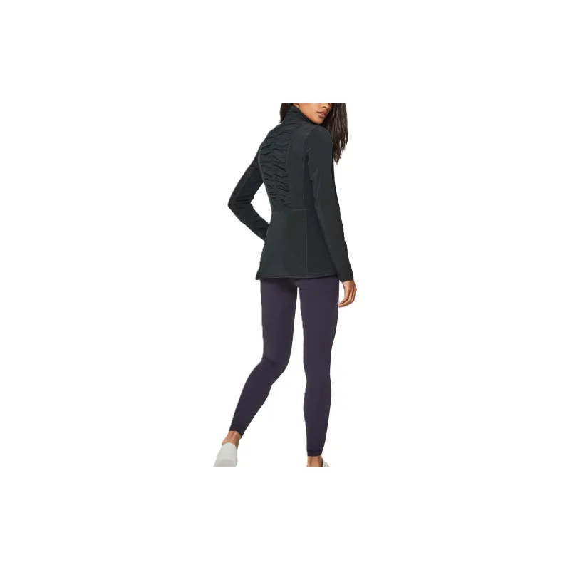 Lululemon Round Trip Jackets Coats Women's Black Garnet-1