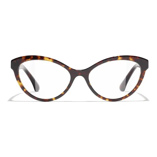 CHANEL Eyeglass Frames Women's Brown