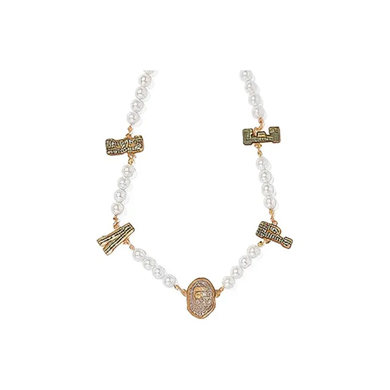 A BATHING APE Necklaces Men's White-0
