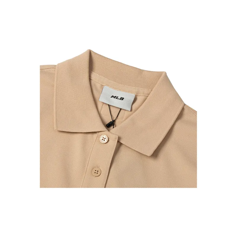 MLB Short Sleeved Dresses Women's Light Beige-2