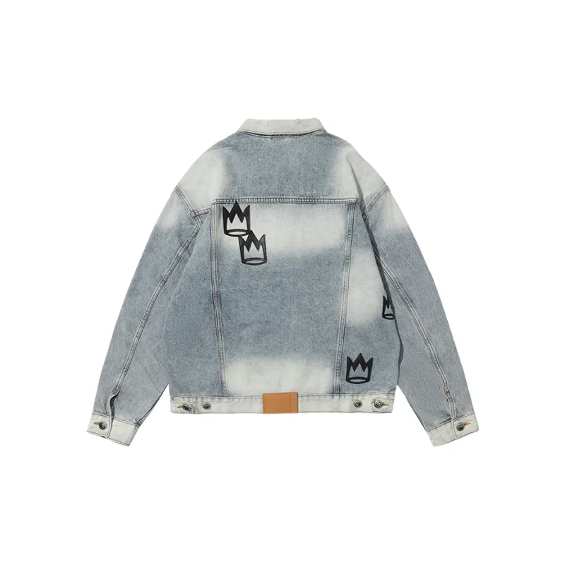 Mishkanyc Denim Jacket Unisex Medium Blue-1
