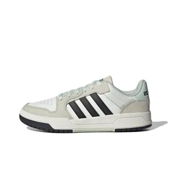 Adidas Neo Entrap Slip Resistant Low Top Skateboard Shoes Unisex White Black Brown