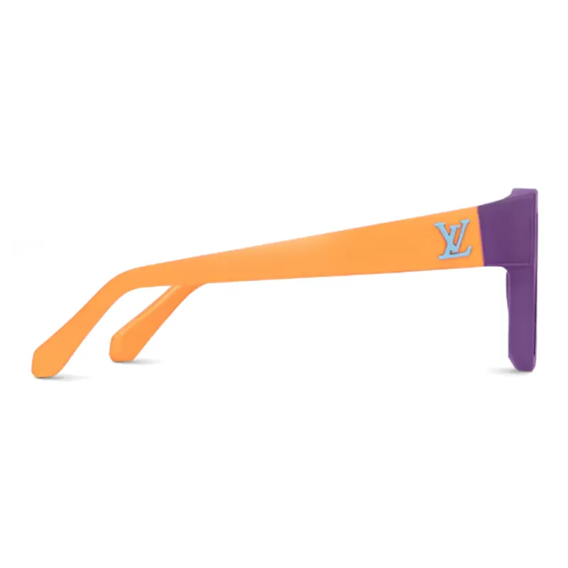 LOUIS VUITTON Plate Frame Irregular Shape Sunglasses Unisex-2