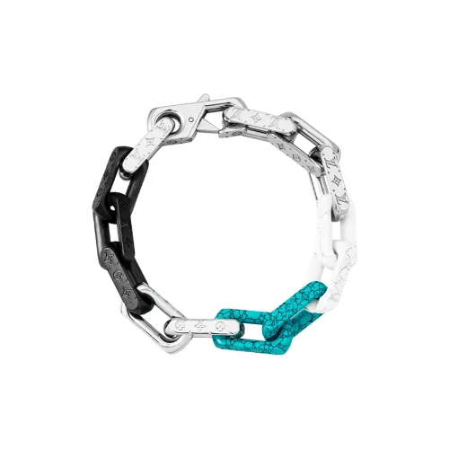 LOUIS VUITTON Stainless Steel Bracelets Men's Silver