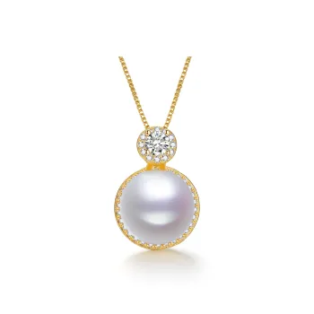 SANDYRILLA Freshwater Pearl S925 Silver Pendants Women's