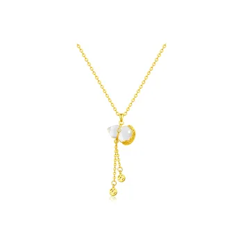 North Cain Chalcedony Jade Necklaces Unisex