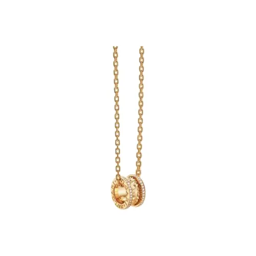 BVLGARI B.Zero1 Necklace Series 18K Gold Necklaces Unisex
