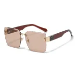 Champagne with Tea Brown Lens