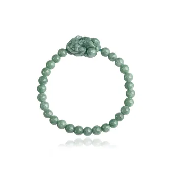 Best Wishes Bean Type Jadeite Bracelets Unisex