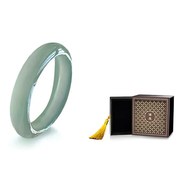 Yuanyanghuangjin Chalcedony Bangles Women's-3