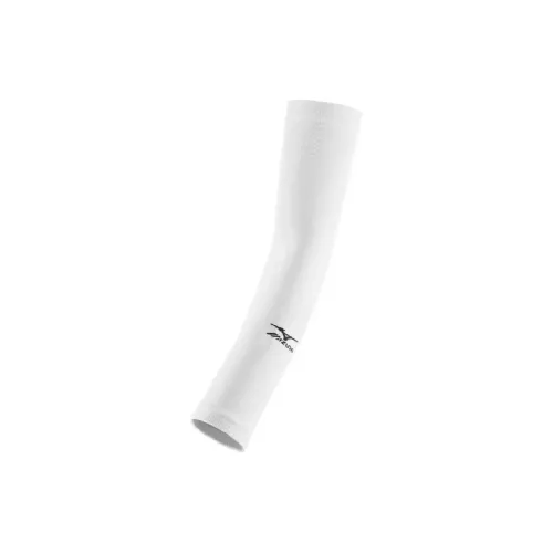Mizuno Arm Guards White 65% Polyester 35% Nylon Unisex