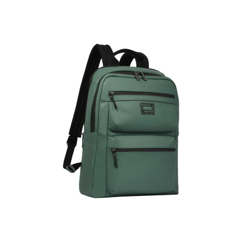LANCEL Polyurethane Backpack Men's Dark Jadeite-1