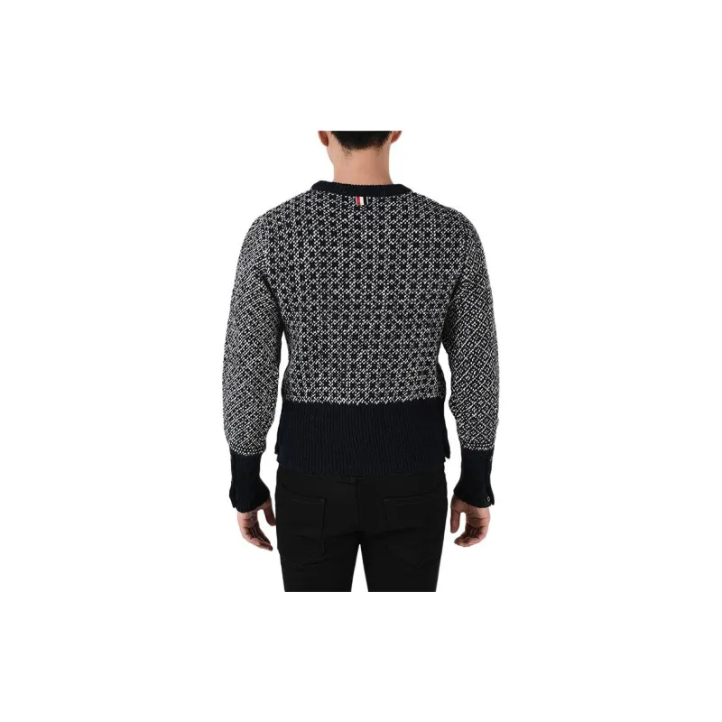 THOM BROWNE· Sweater Men's Gray-2
