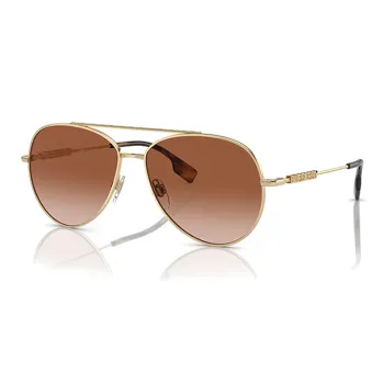Burberry Logo plaque Pilot frame Sunglasses