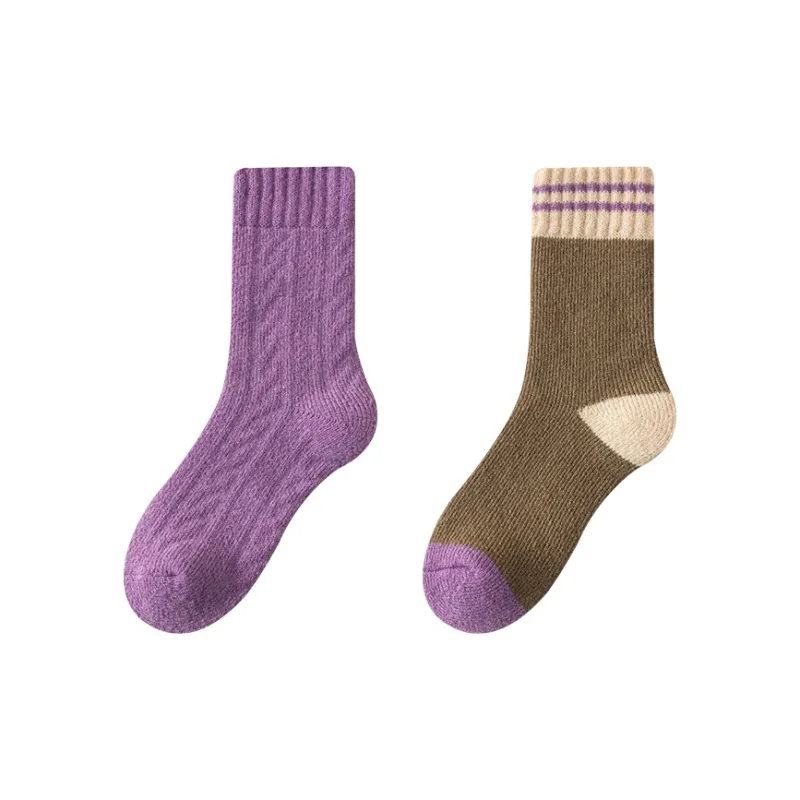 MIIOW Mid Calf Socks Women's Combo Set-14