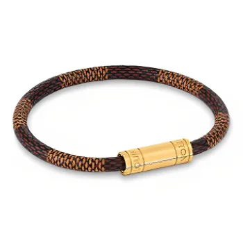 LOUIS VUITTON Metal Bracelets Unisex Brown