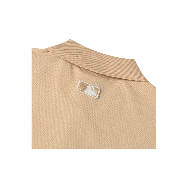 MLB Short Sleeved Dresses Women's Light Beige-3