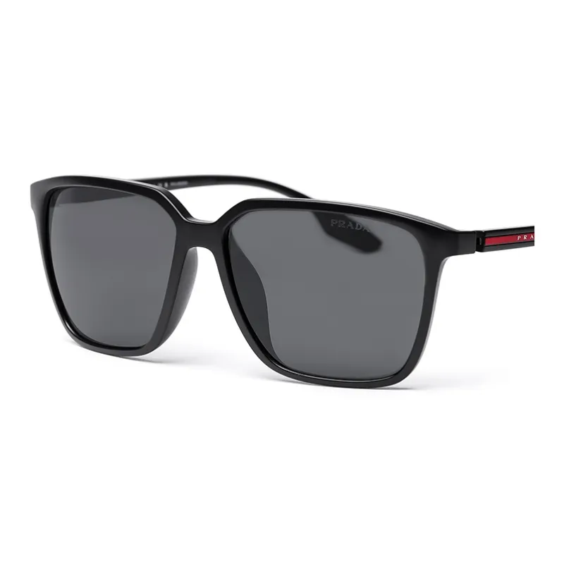PRADA Plate Frame Square Sunglasses Men's-4