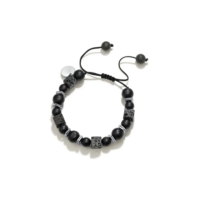 Far Mountain Joe Obsidian Jade Bracelets Unisex-4