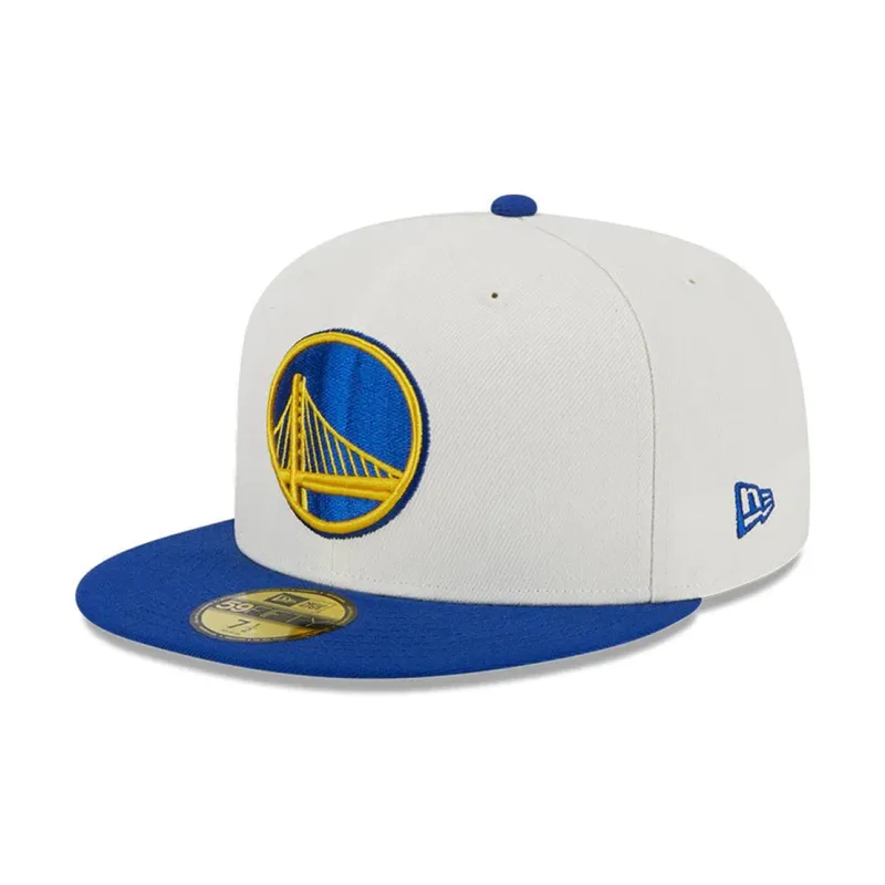 Nba Golden State Warriors New Era Victory Grove Vintage Sidepatch Sneaker 59Fifty Fitted Hat-0